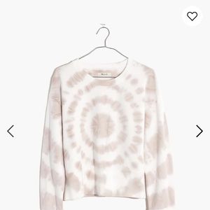 Madewell Tie-Dye Crop Sweatshirt